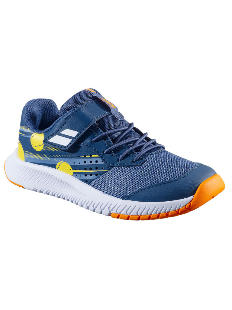 Babolat PULSION KID ALL COURT BOY BLUE/YELLOW детски тенис обувки