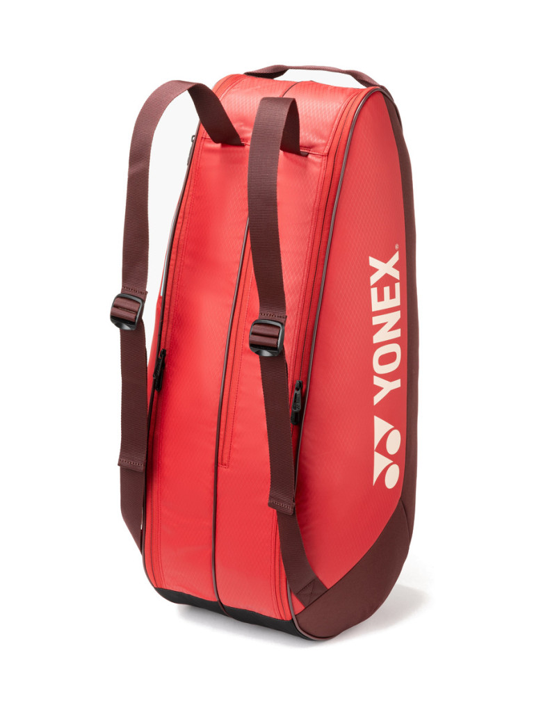 Чанта Yonex TEAM за 6 ракети - Ruby Red