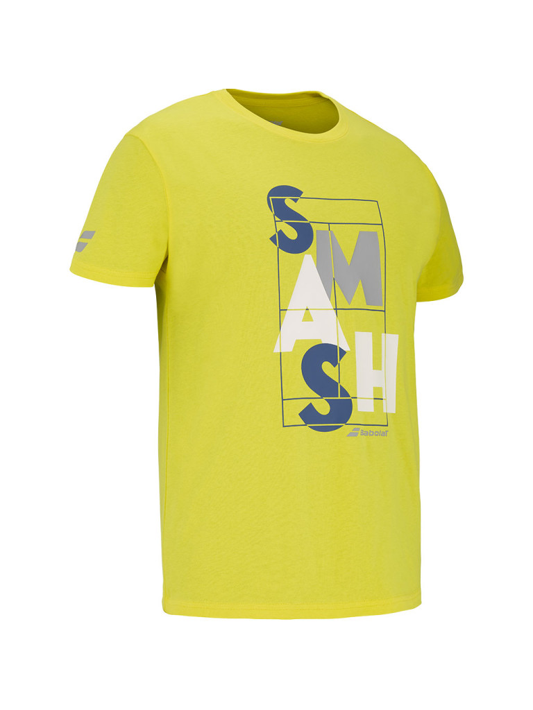 Babolat Exercise Message Tee Men - Yellow
