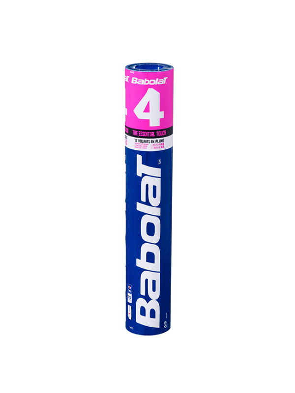 Пера за бадминтон Babolat 4 - патешки, скорост 77, 12 бр.