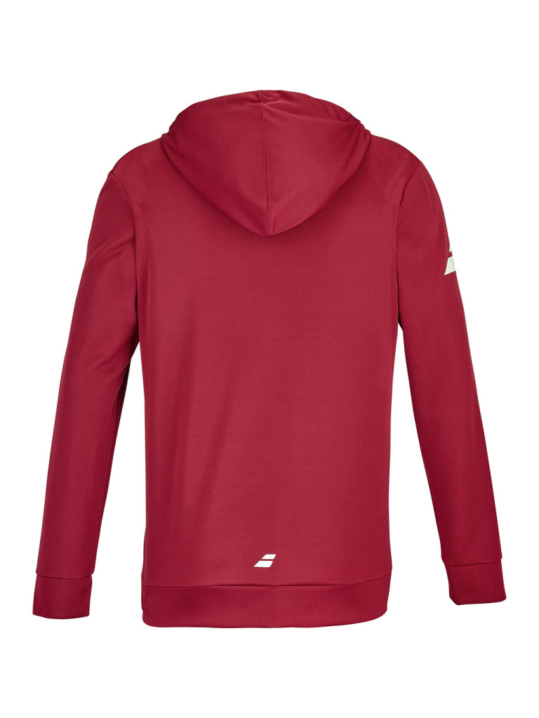 Мъжки суитшърт с качулка за падел Babolat LEBRON - Red Dahlia