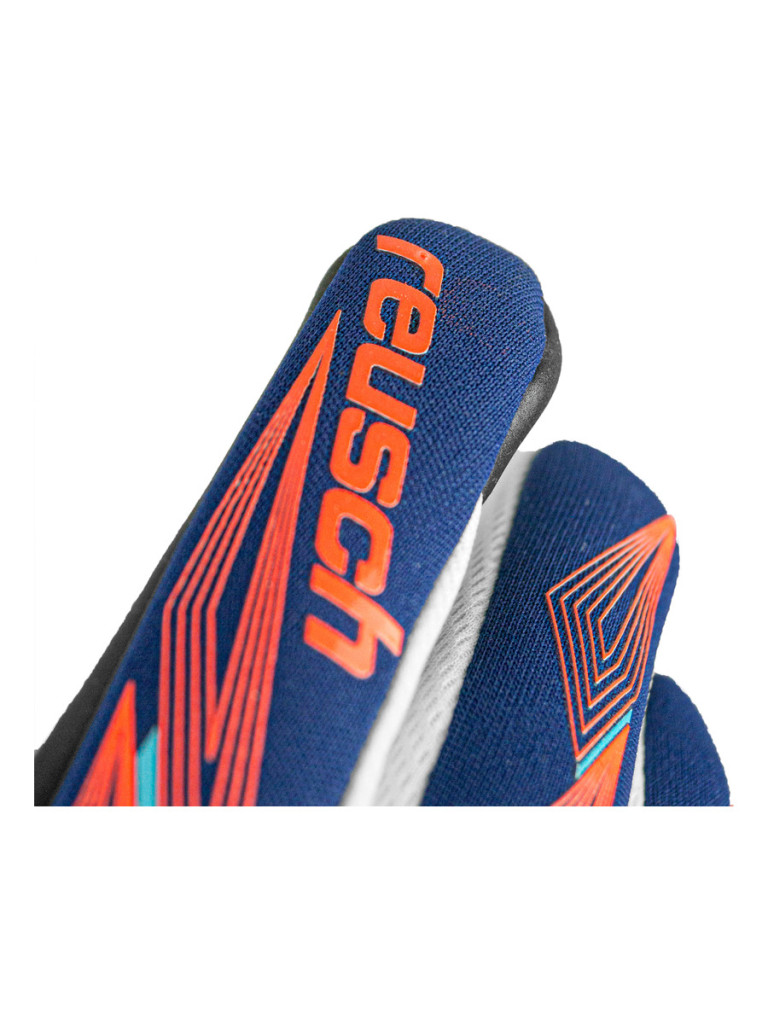 Вратарски ръкавици Reusch Pure Contact Gold 2024 - Premium Blue-Electric Orange-Black