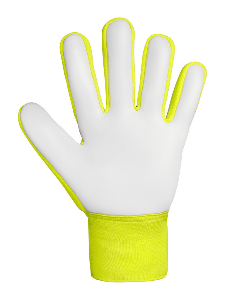 Детски вратарски ръкавици Reusch Attrakt Starter Solid Junior 2025 - Yellow-Black-Silver