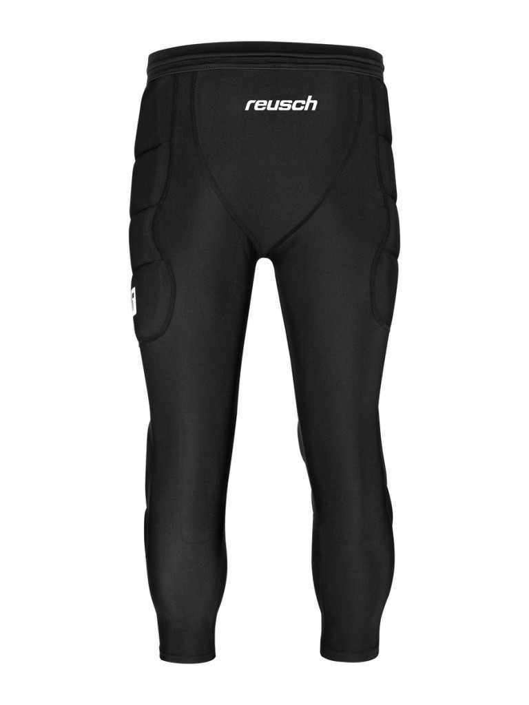 Компресионни вратарски панталони Reusch Compression Short 3/4 Soft Padded - Black