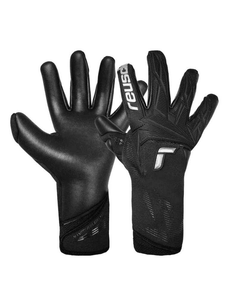 Reusch Attrakt Duo Strapless 2026 Goalkeeper Gloves - Black-Silver-Grey