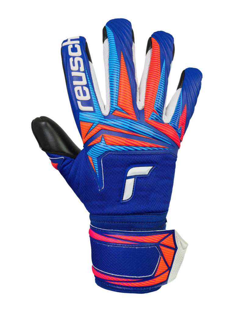 Вратарски ръкавици Reusch Attrakt Infinity Evolution NC 2026 - Blue-Orange