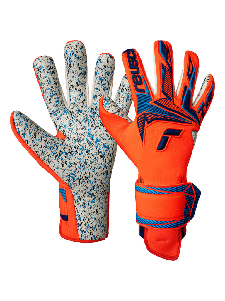 Reusch Attrakt Freegel Fusion 2026 Goalkeeper Gloves - Orange-Blue