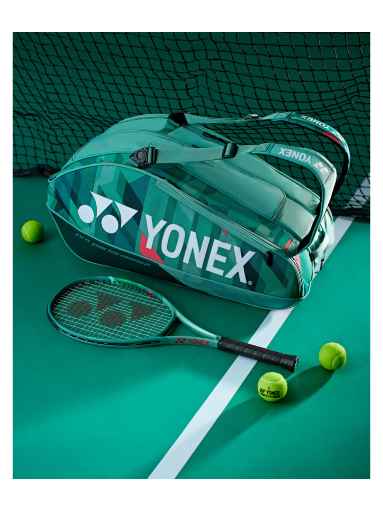 Термобег Yonex PRO за 9 ракети - Olive Green