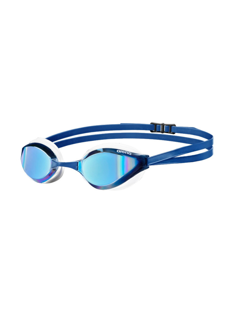 Състезателни очила за плуване Arena Python Mirror - Blue Mirror-White