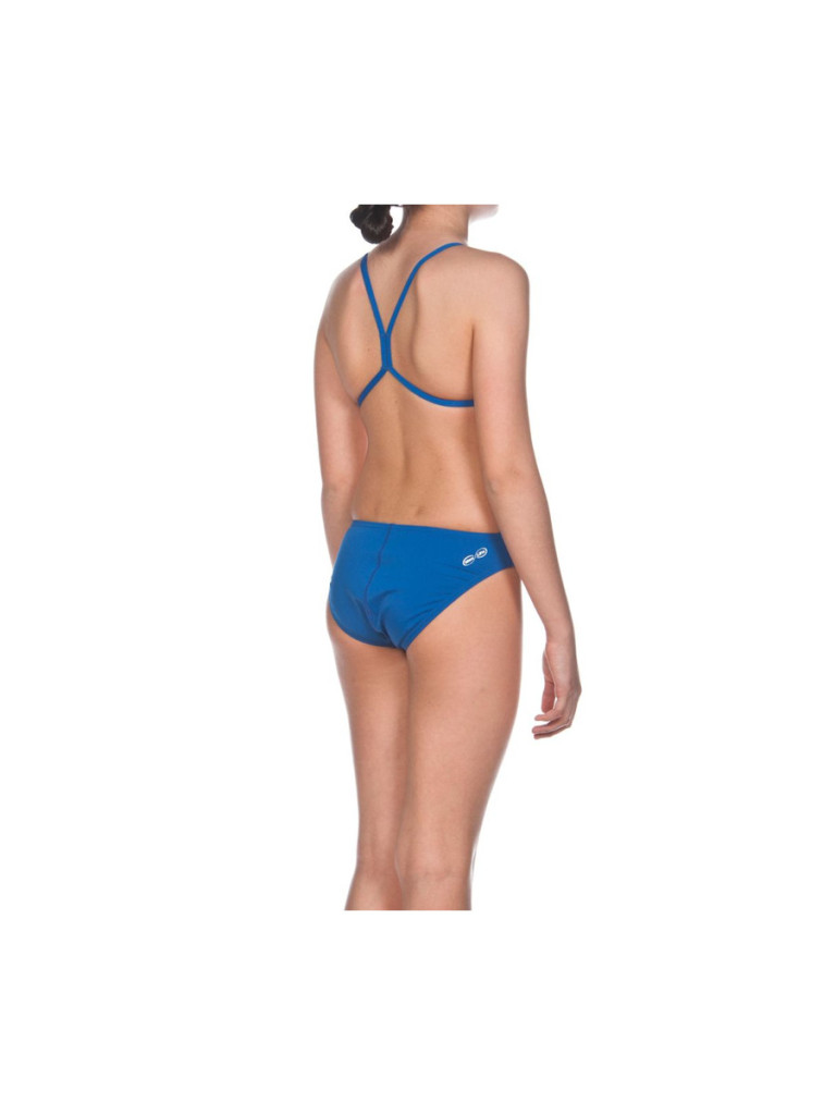 Детски цял бански Arena Solid LightTech Junior - Royal-White