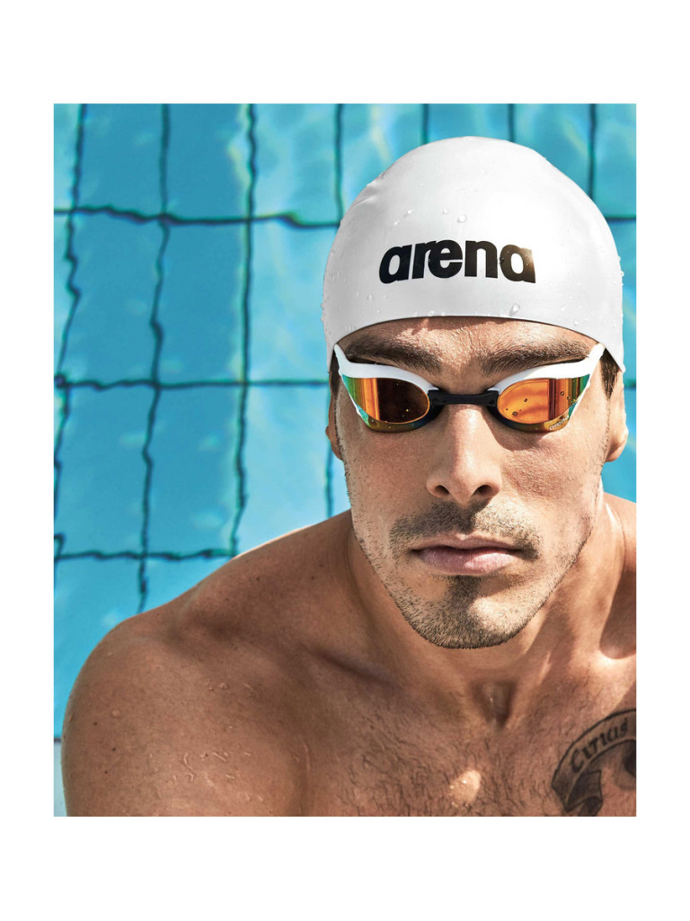 Шапка за плуване Arena Moulded Pro II - Бял (001451-100)