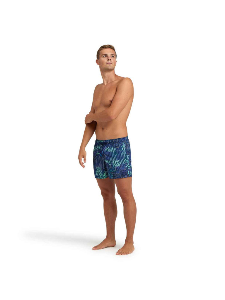Мъжки плажни шорти Arena Beach Short Allover - Blue-Green Allover