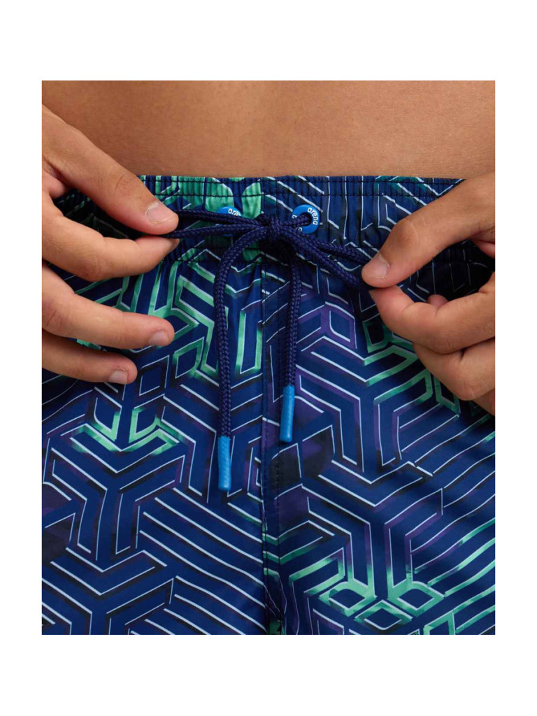 Мъжки плажни шорти Arena Beach Short Allover - Blue-Green Allover
