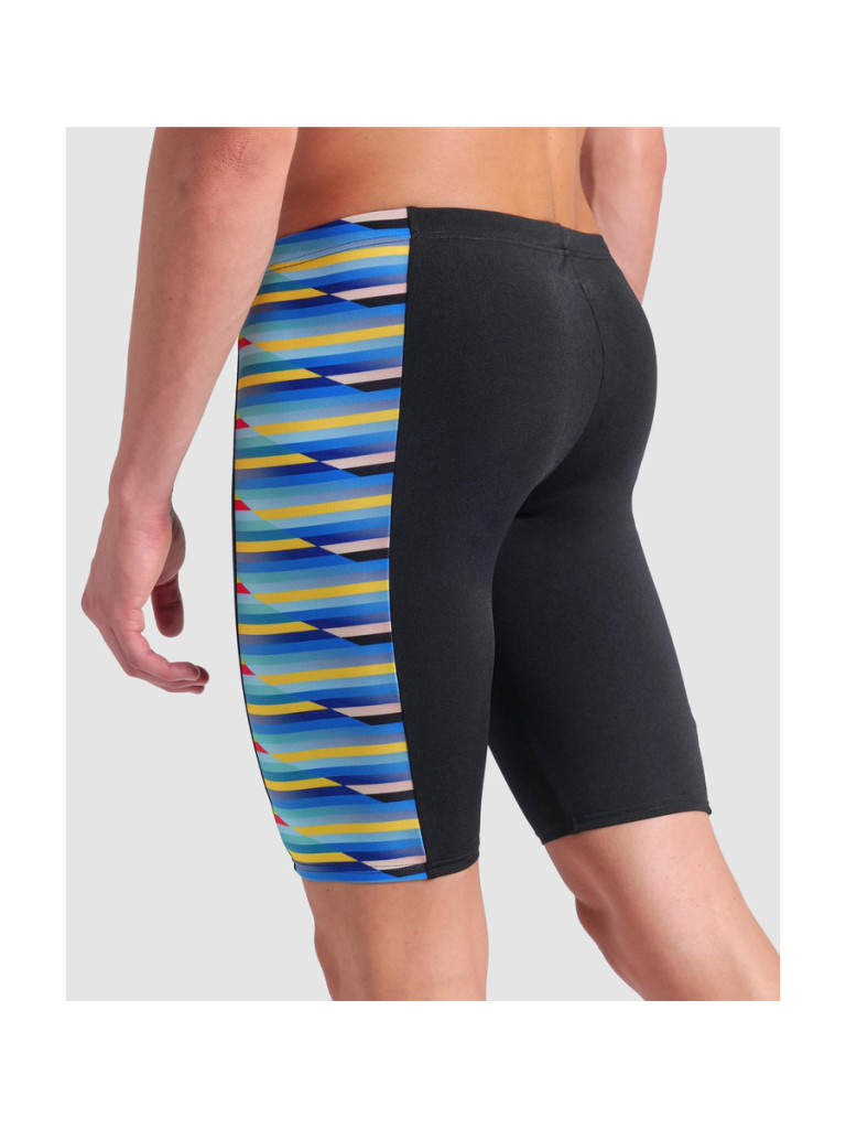 Мъжки бански Arena Racing Stripe Swim Jammer - Black-Multi