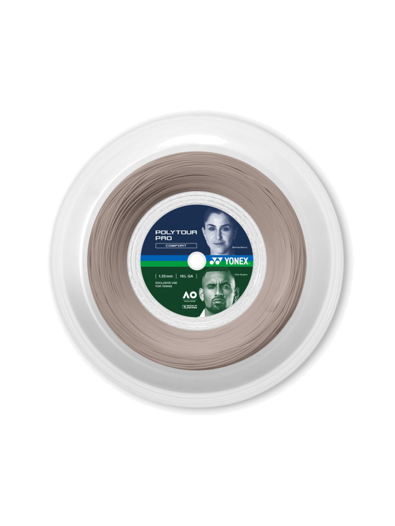 Ролка кордаж Yonex POLYTOUR PRO 200 м - Warm Gray