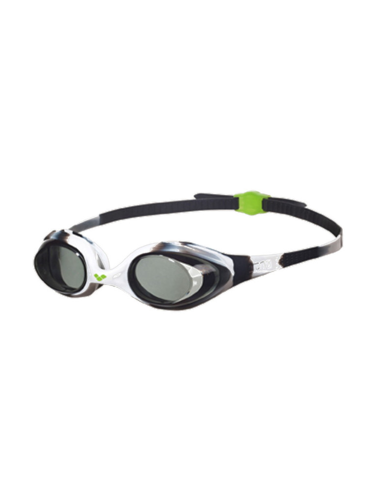 Детски очила за плуване Arena Spider Junior - Black White-Clear