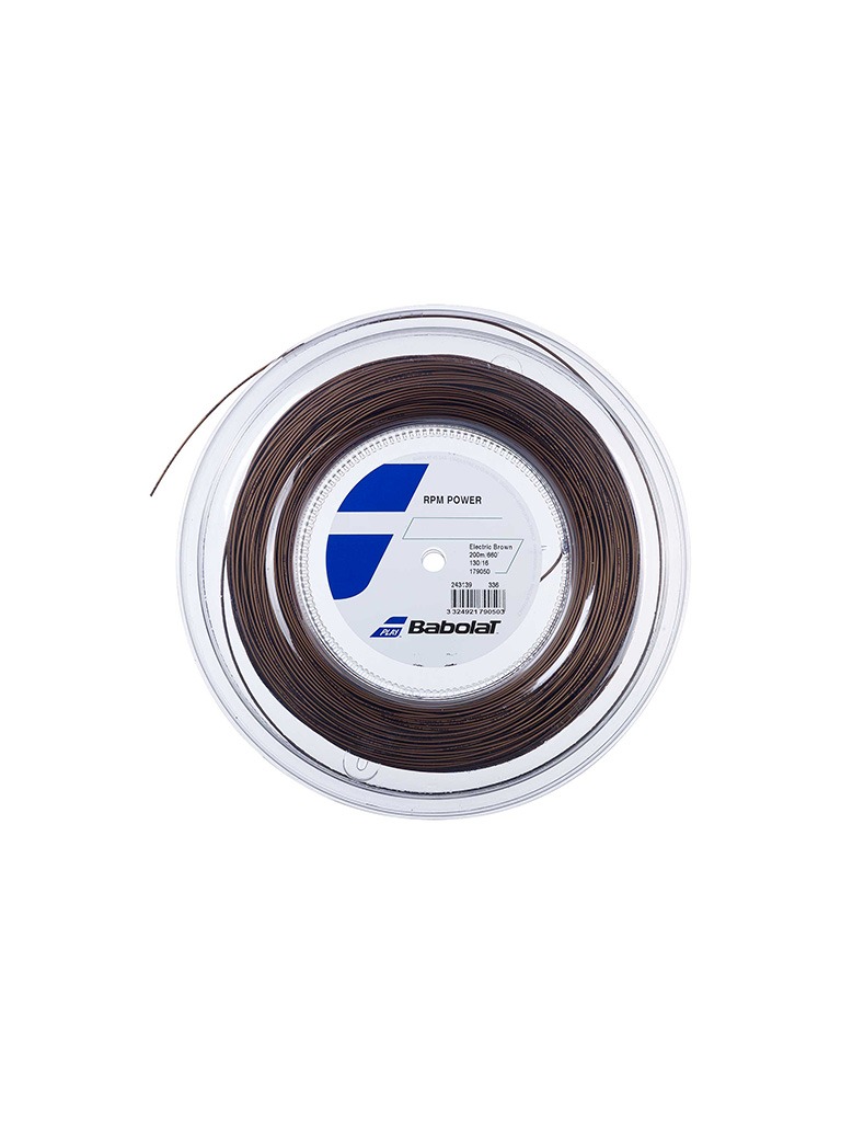 Ролка кордаж Babolat RPM Power 200 м - Electric Brown Ролка кордаж Babolat RPM Power 200 м - Electric Brown