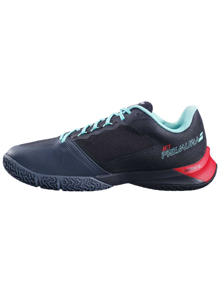 Мъжки обувки за падел Babolat Jet Premura 2 Lebrón - Black / Fiesta Red