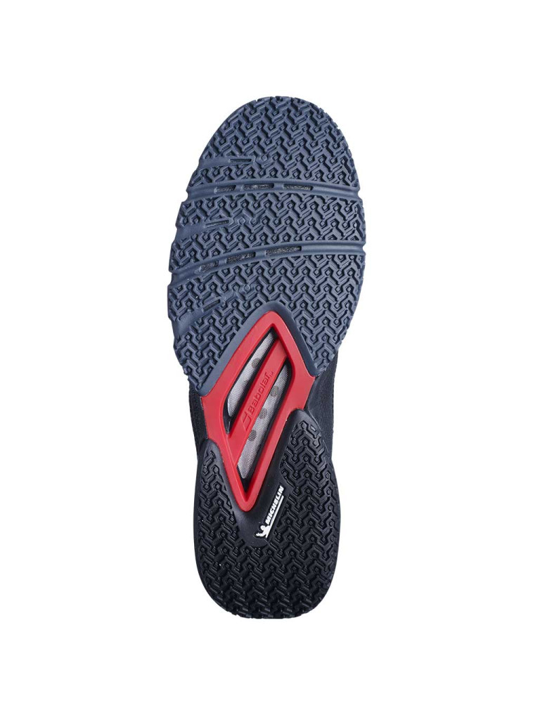 Мъжки обувки за падел Babolat Jet Premura 2 Lebrón - Black / Fiesta Red