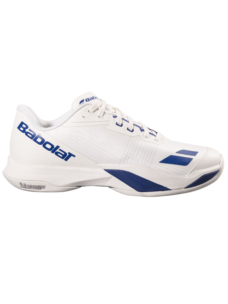 Тенис обувки Babolat JET MACH 4 AC MEN CREAM / DARK BLUE