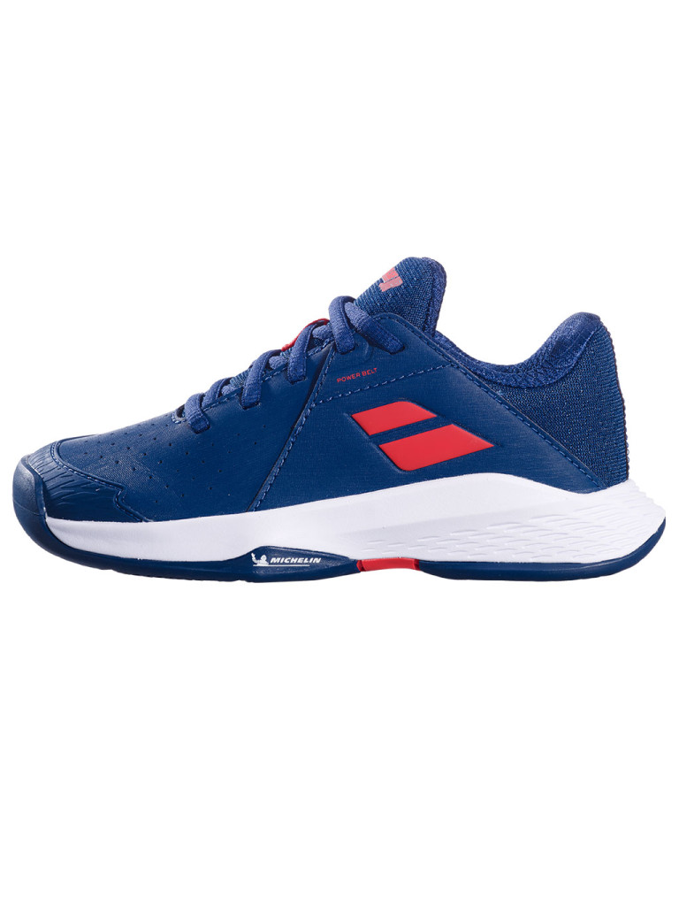 Детски тенис обувки за момчета Babolat PROPULSE JNR ALL COURT - Estate Blue / White