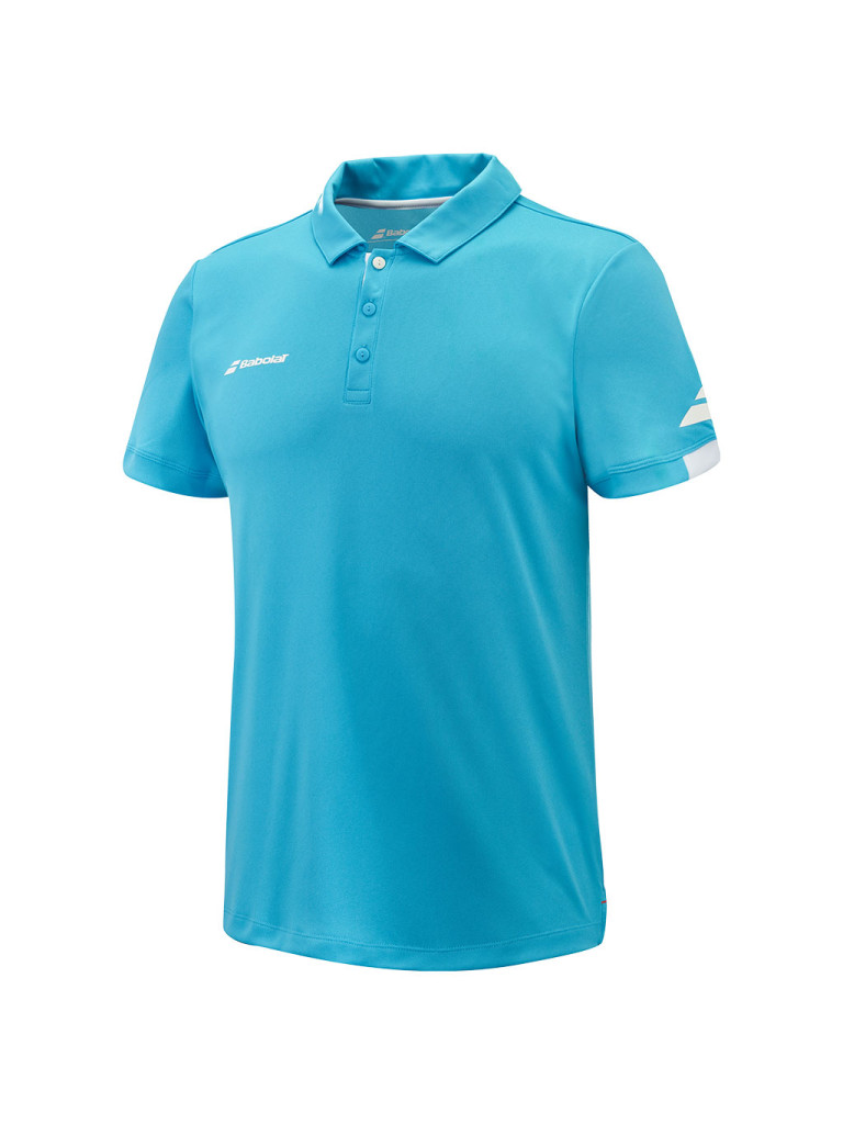 Мъжко поло Babolat PLAY CYAN BLUE 2024