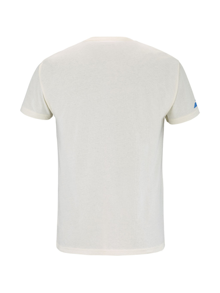 Babolat Exercise Message Tee Men - Cannoli Cream