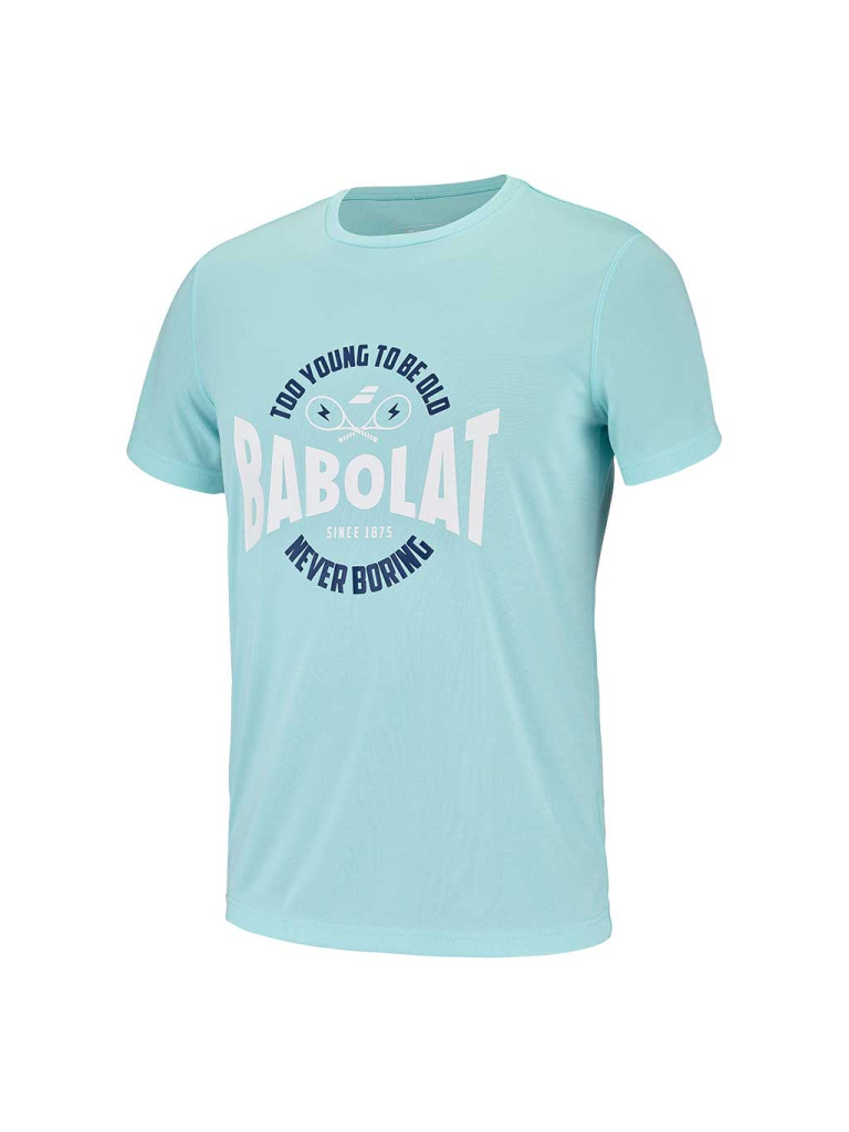 Мъжка тениска Babolat Exercise Graphic Tee Angel Blue
