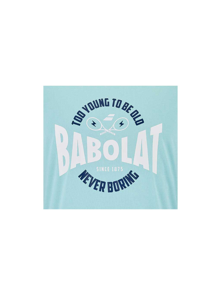 Мъжка тениска Babolat Exercise Graphic Tee Angel Blue