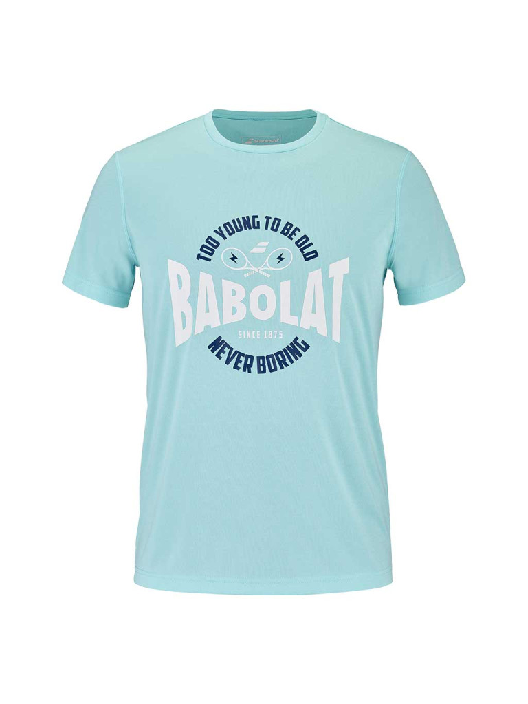 Мъжка тениска Babolat Exercise Graphic Tee Angel Blue