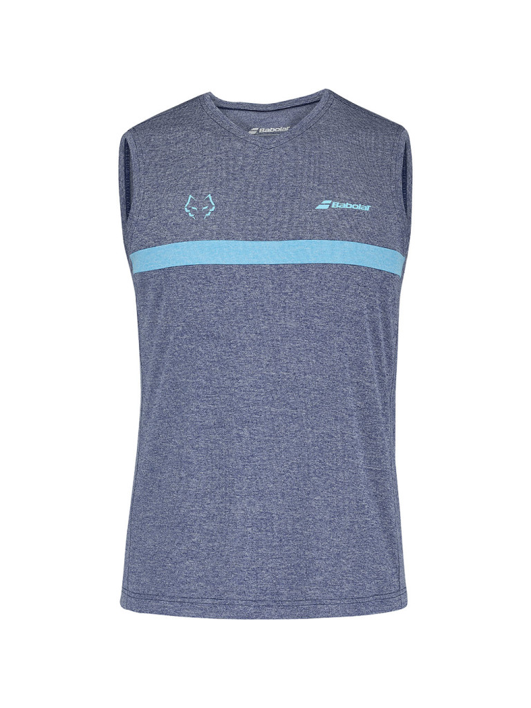 Мъжки потник Babolat Muscle Tank Juan Lebrón Estate Blue Heather