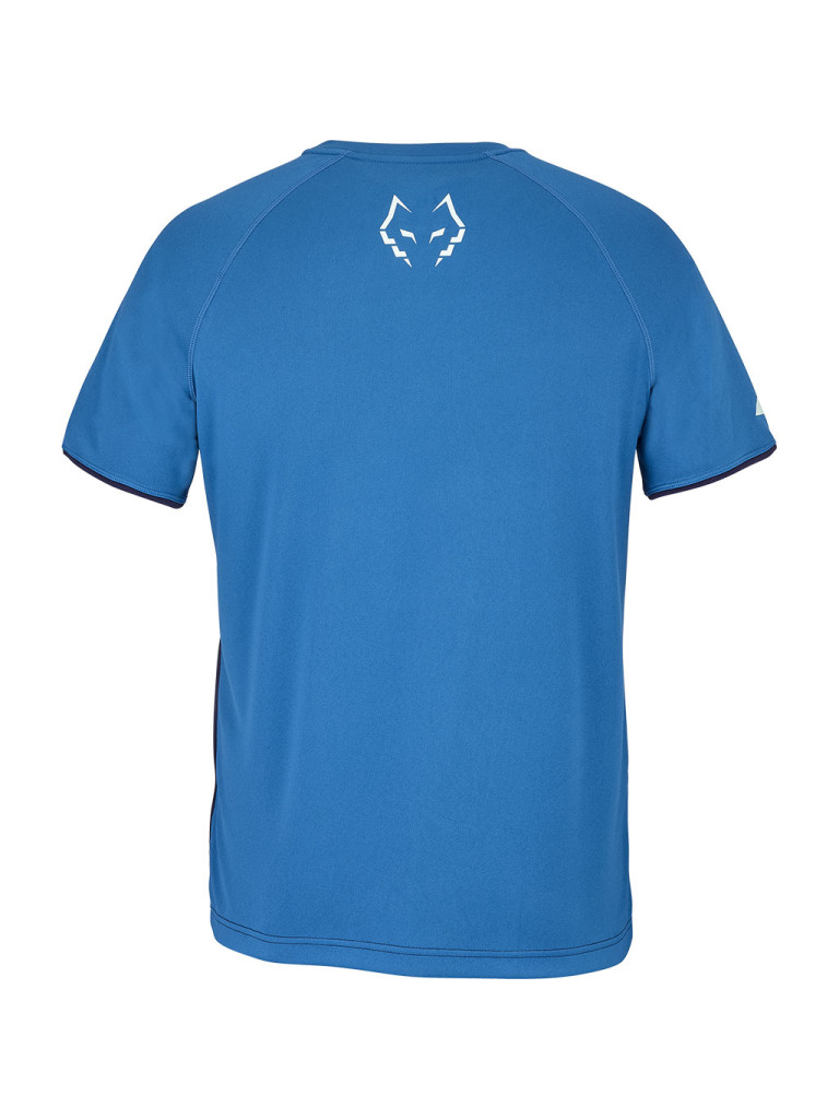 Мъжка тениска за падел Babolat CREW NECK LEBRON - Baritone Blue