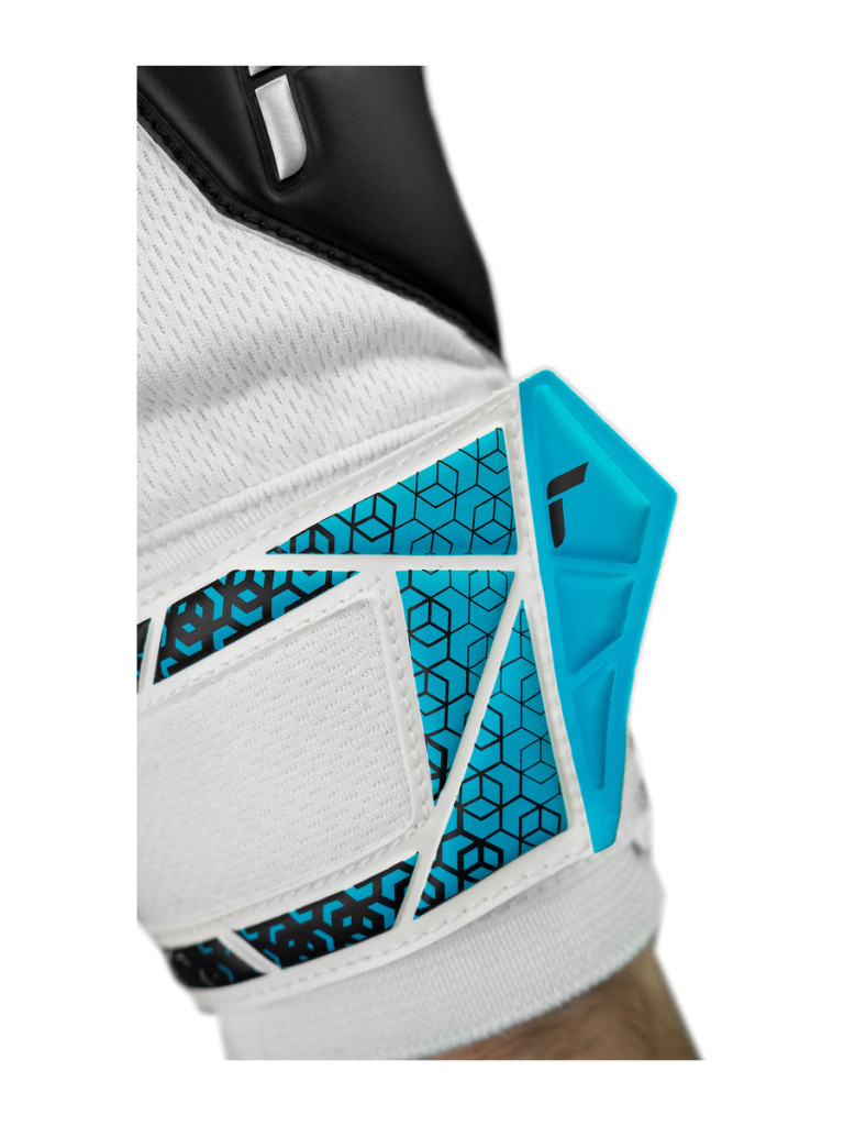 Reusch Attrakt Infinity NC 2025 Goalkeeper Gloves - White-Black-Turquoise