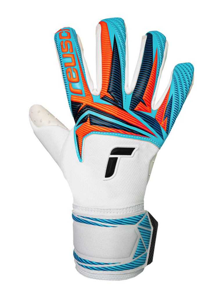 Вратарски ръкавици Reusch Attrakt SpeedBump 2026 - White-Orange-Turquoise