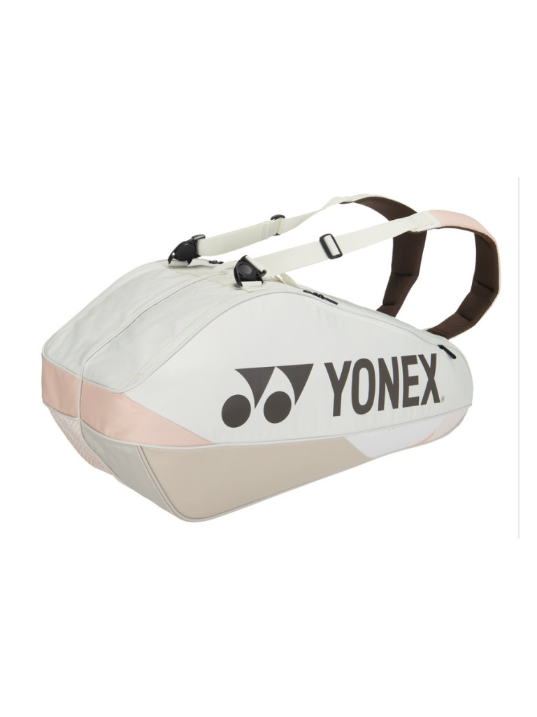 Чанта Yonex PRO за 6 ракети - Sand Beige