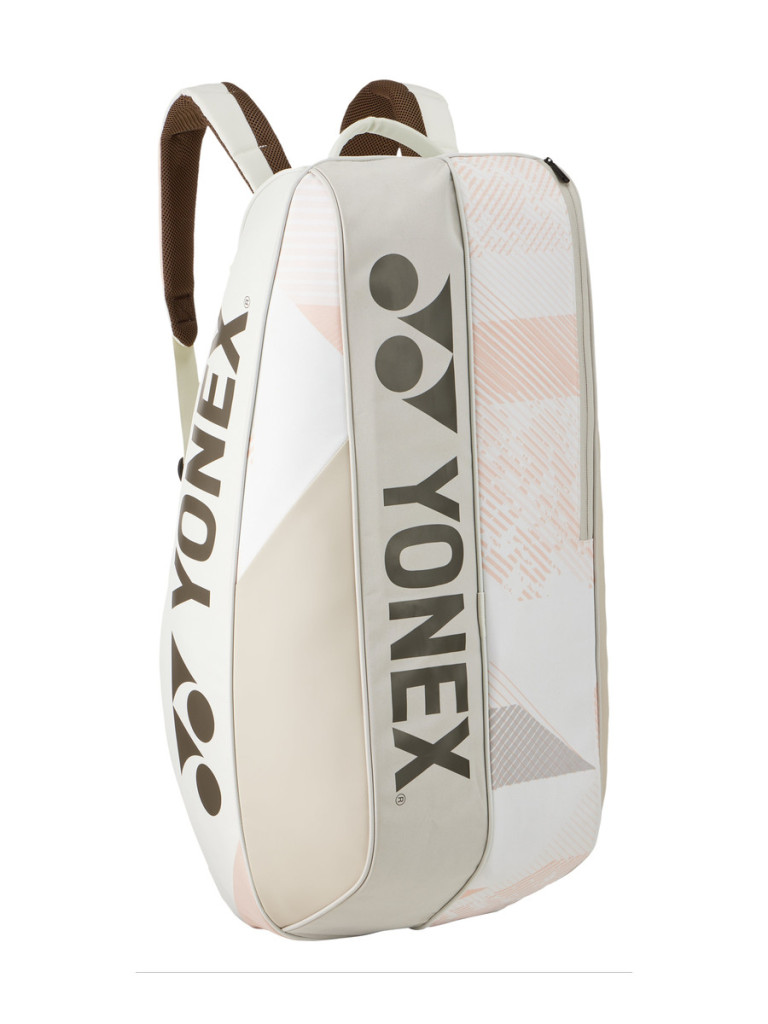 Чанта Yonex PRO за 6 ракети - Sand Beige