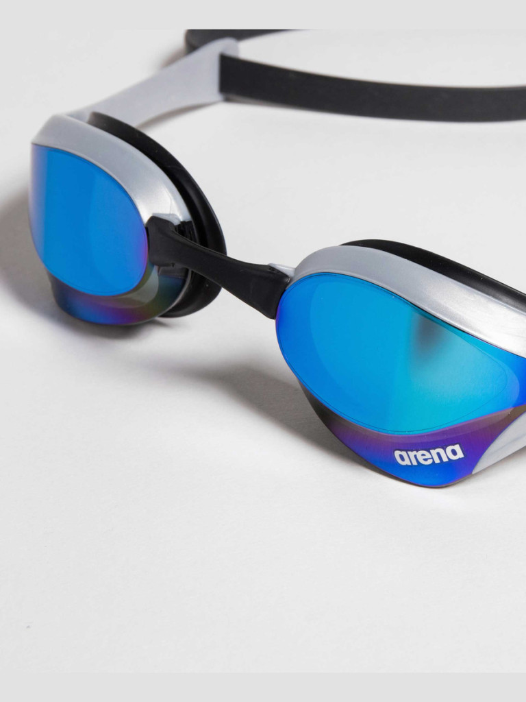 Състезателни очила за плуване Arena Cobra Ultra Swipe Mirror - Blue-Silver