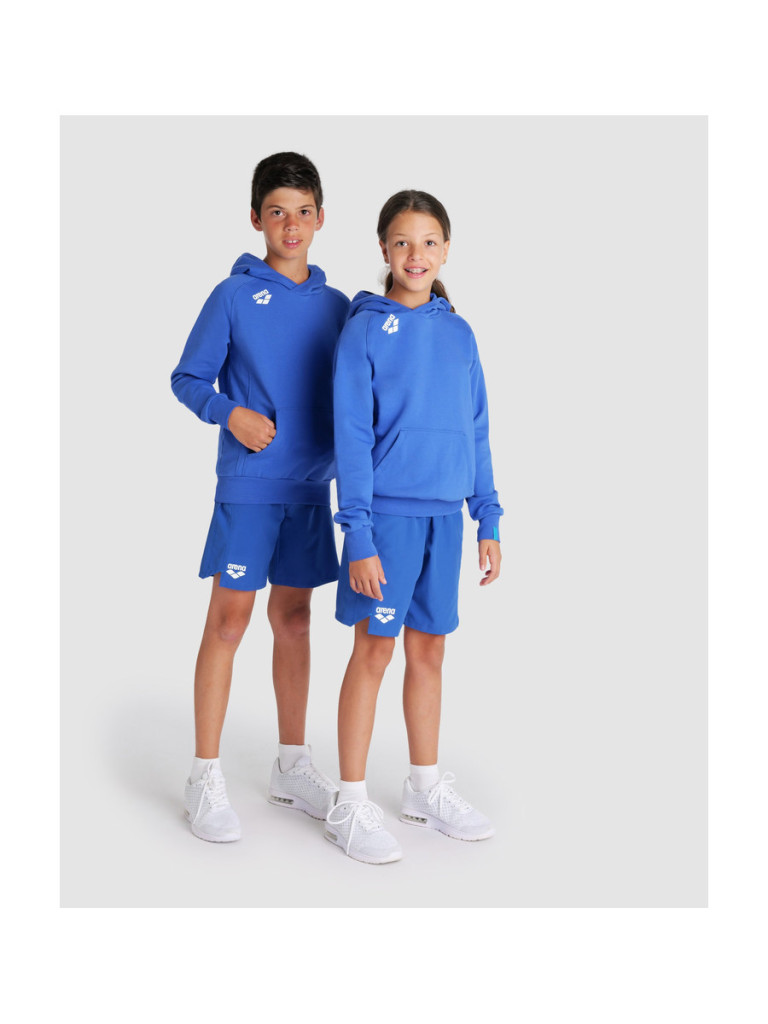 Горнище с качулка за деца Arena Junior Team Hooded Sweat Panel - Royal