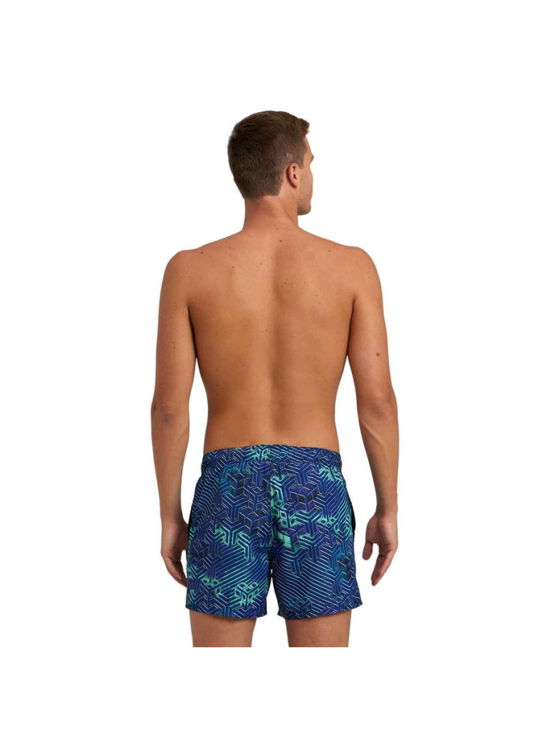Мъжки плажни шорти Arena Beach Short Allover - Blue-Green Allover