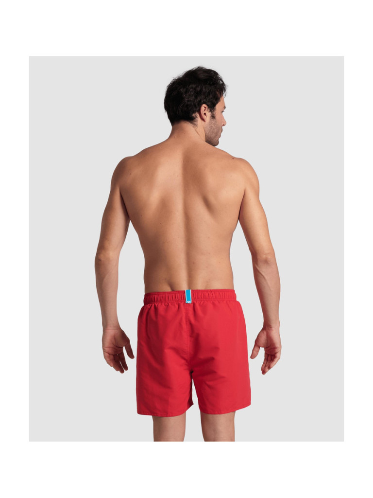 Мъжки плажни шорти Arena Fundamentals Arena Logo Boxer R - Red-White