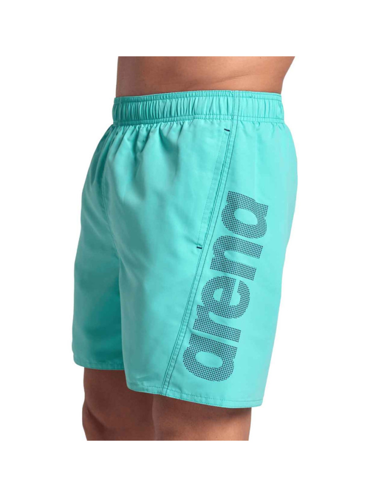 Мъжки плажни шорти Arena Fundamentals Arena Logo Boxer R - Water-Navy