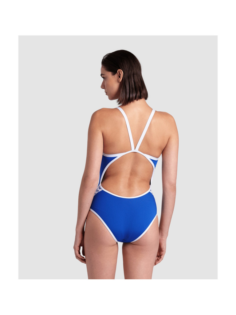 Women's Arena Icons Super Fly Solid swimsuit - Royal-White