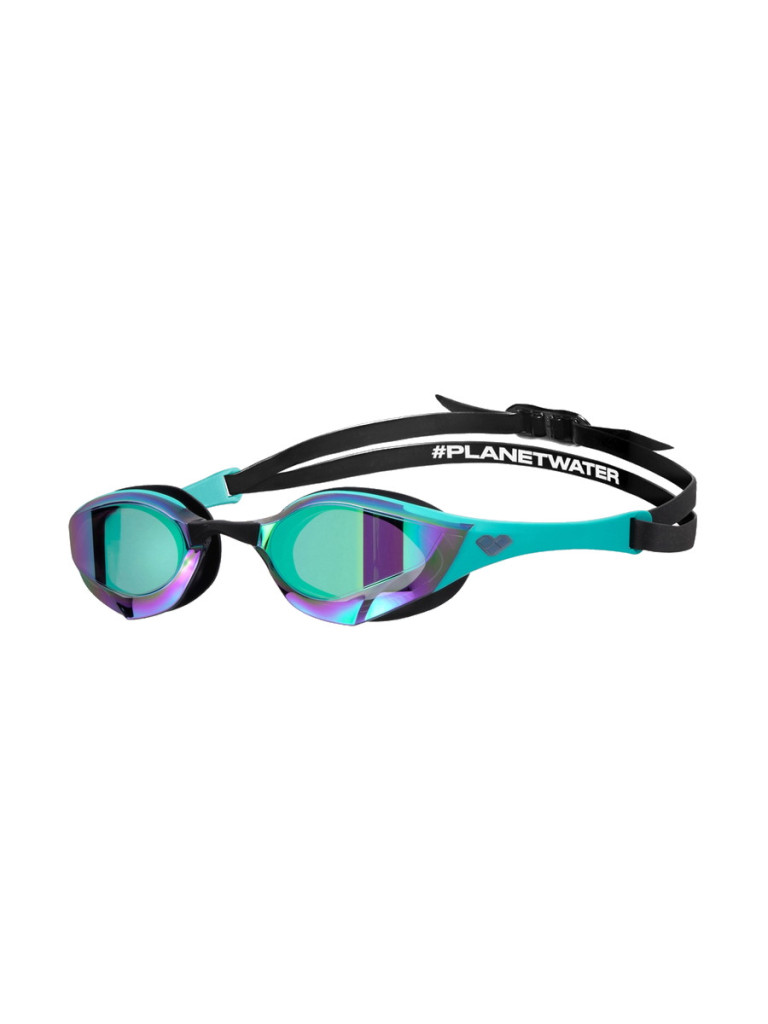 Състезателни очила за плуване Arena Cobra Edge Swipe Mirror - Emerald-Peacock-Black
