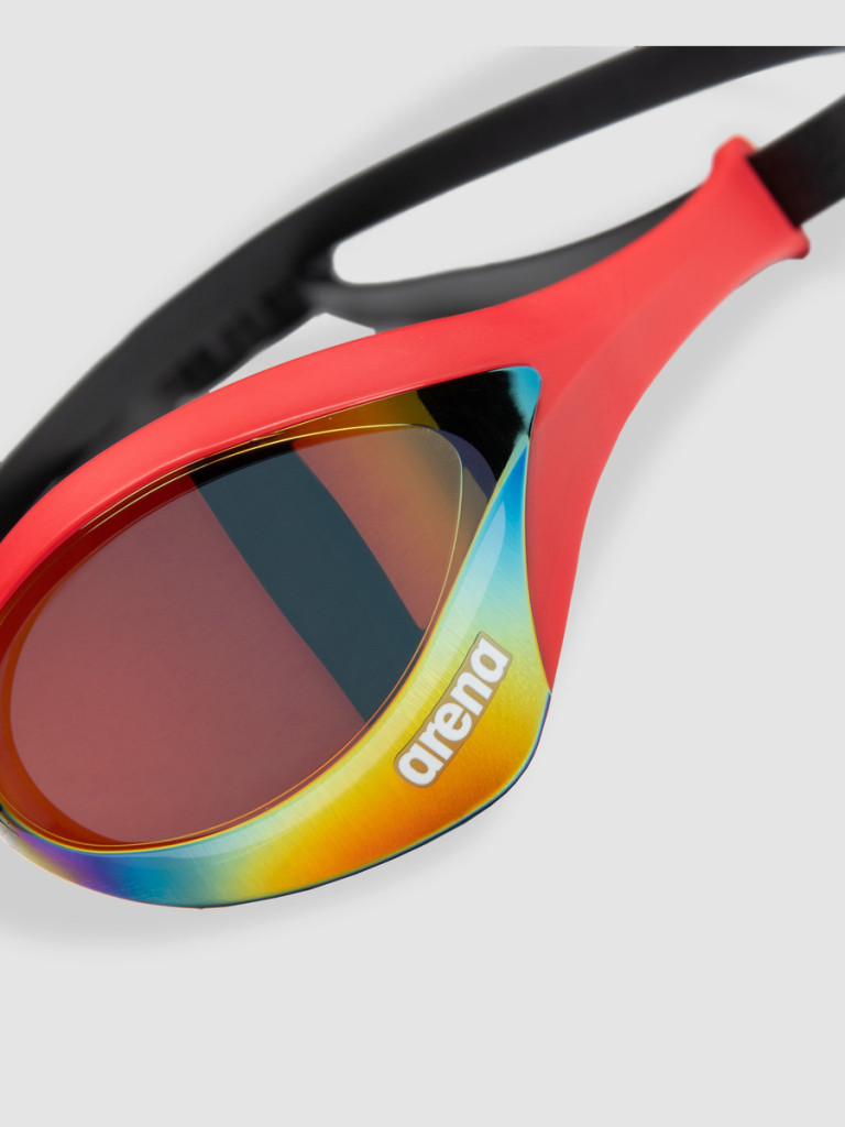 Състезателни очила за плуване Arena Cobra Ultra Swipe Mirror - Gold-Red
