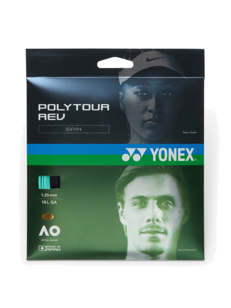 Тенис кордаж Yonex POLYTOUR REV 12 м - Mint